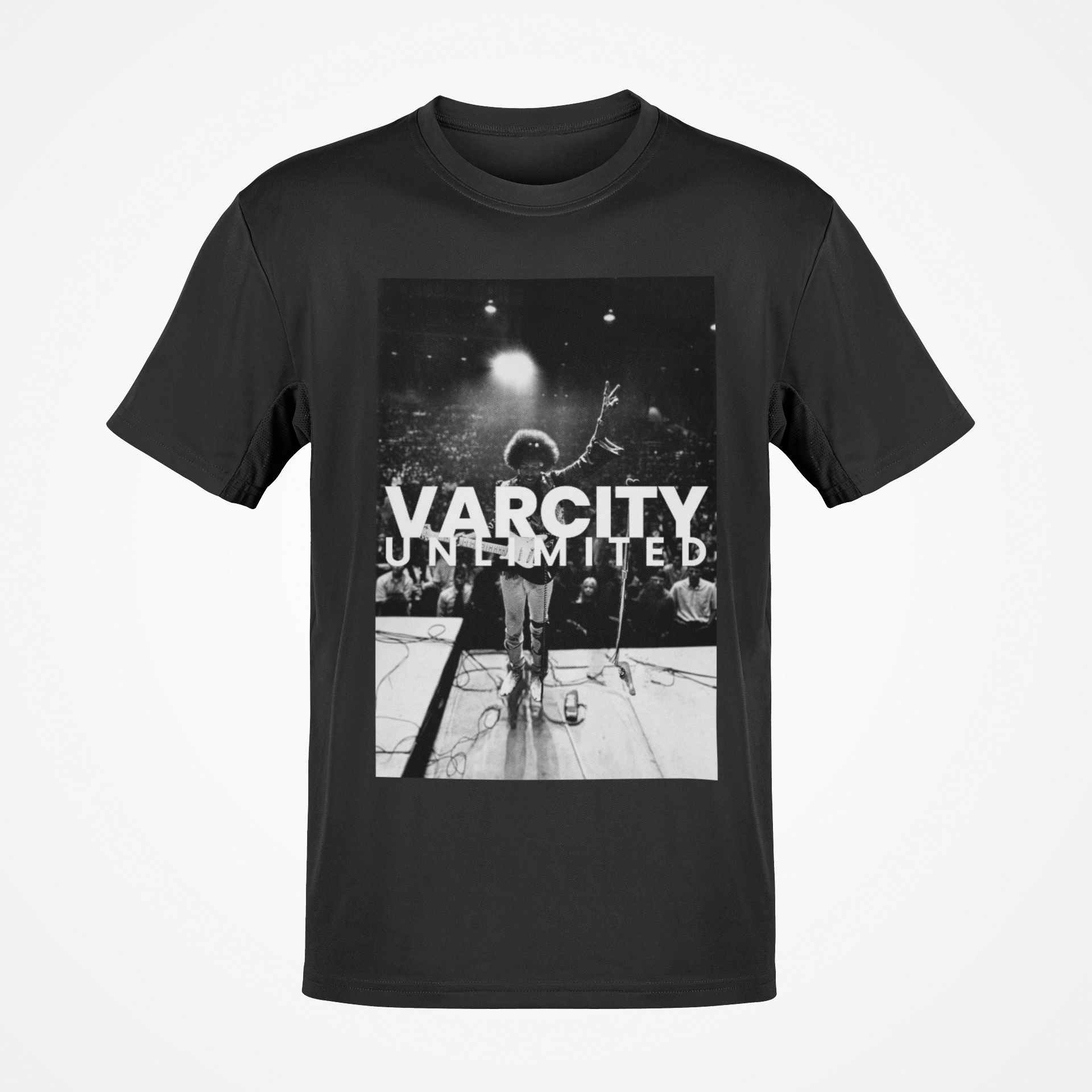 Varcity Unlimited Premium Graphic Jimi Cotton T-Shirt Black