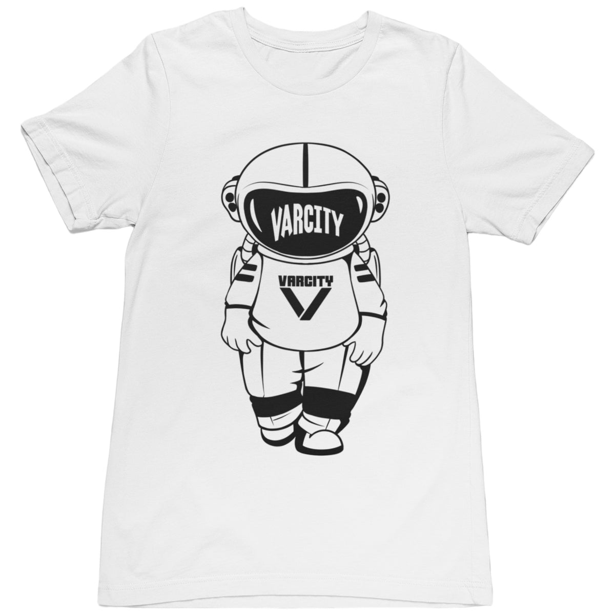 Varcity Wrld ® Spaceboy T Shirt White 