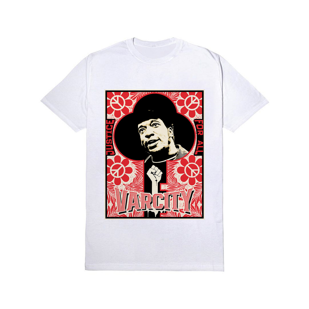 Varcity ® Strength and Justice Homage Crew Tee