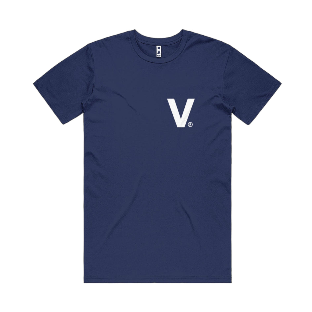 Varcity ® Fundamentals Iconic V  LT Logo T Shirt Navy