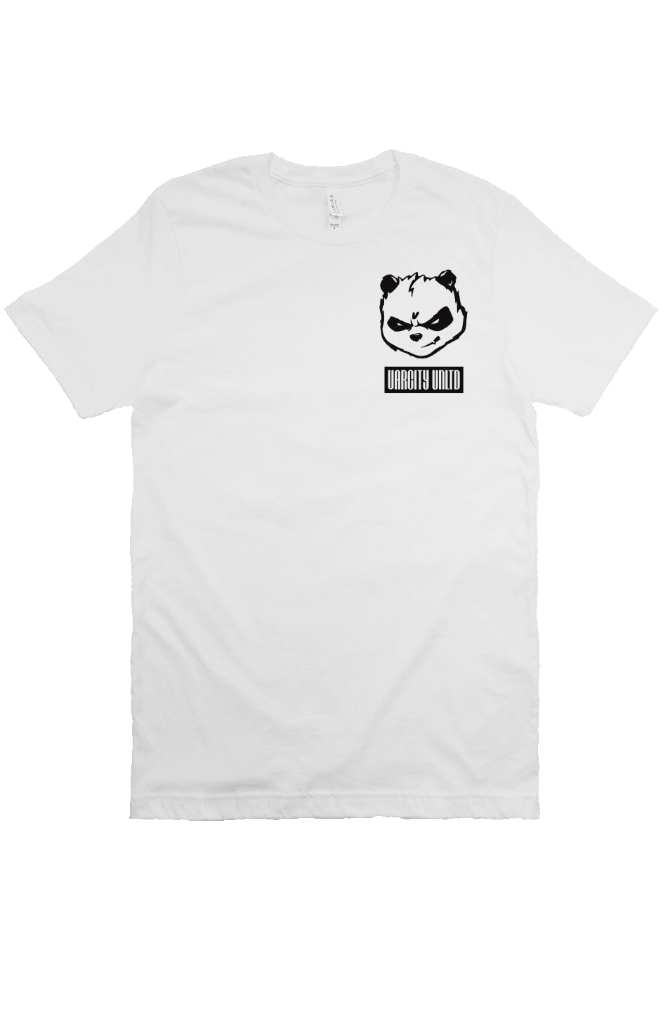 Varcity Unltd ® Classic Panda Tee White