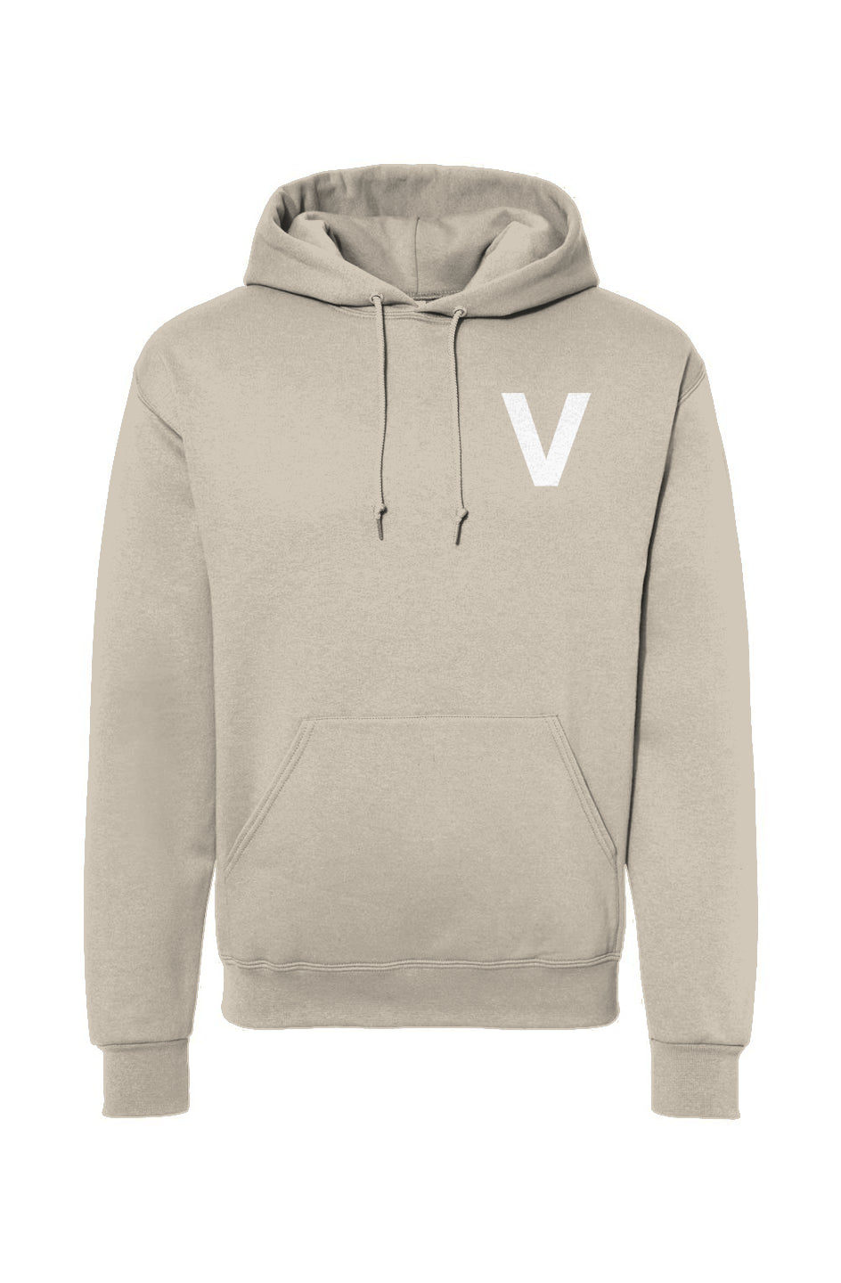 Varcity ® Fundamentals Embroidered V Logo Hoodie Sandstone
