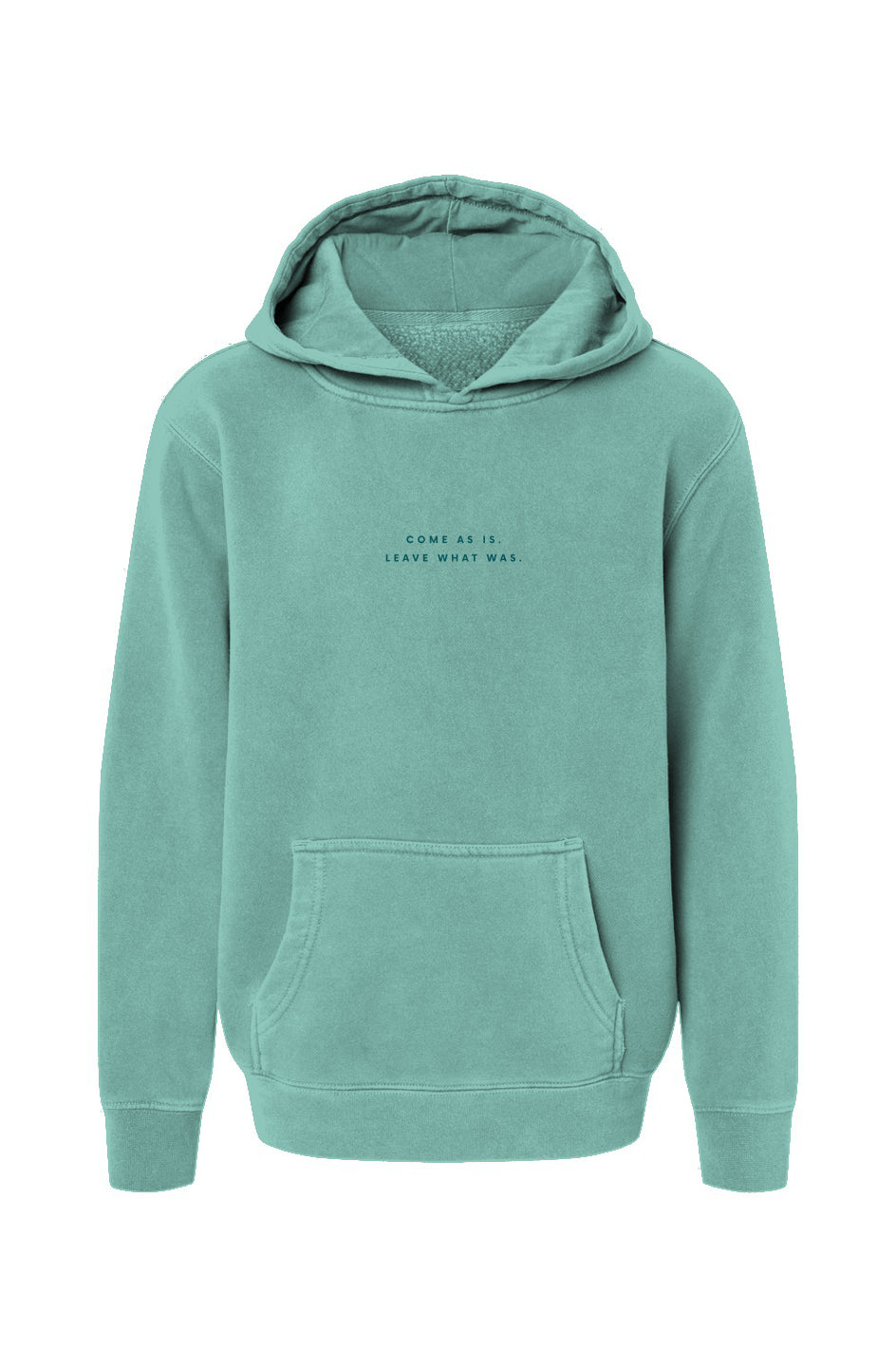 Varcity ® Generation V Come As Is Youth Pigment-Dyed Hoodie Mint