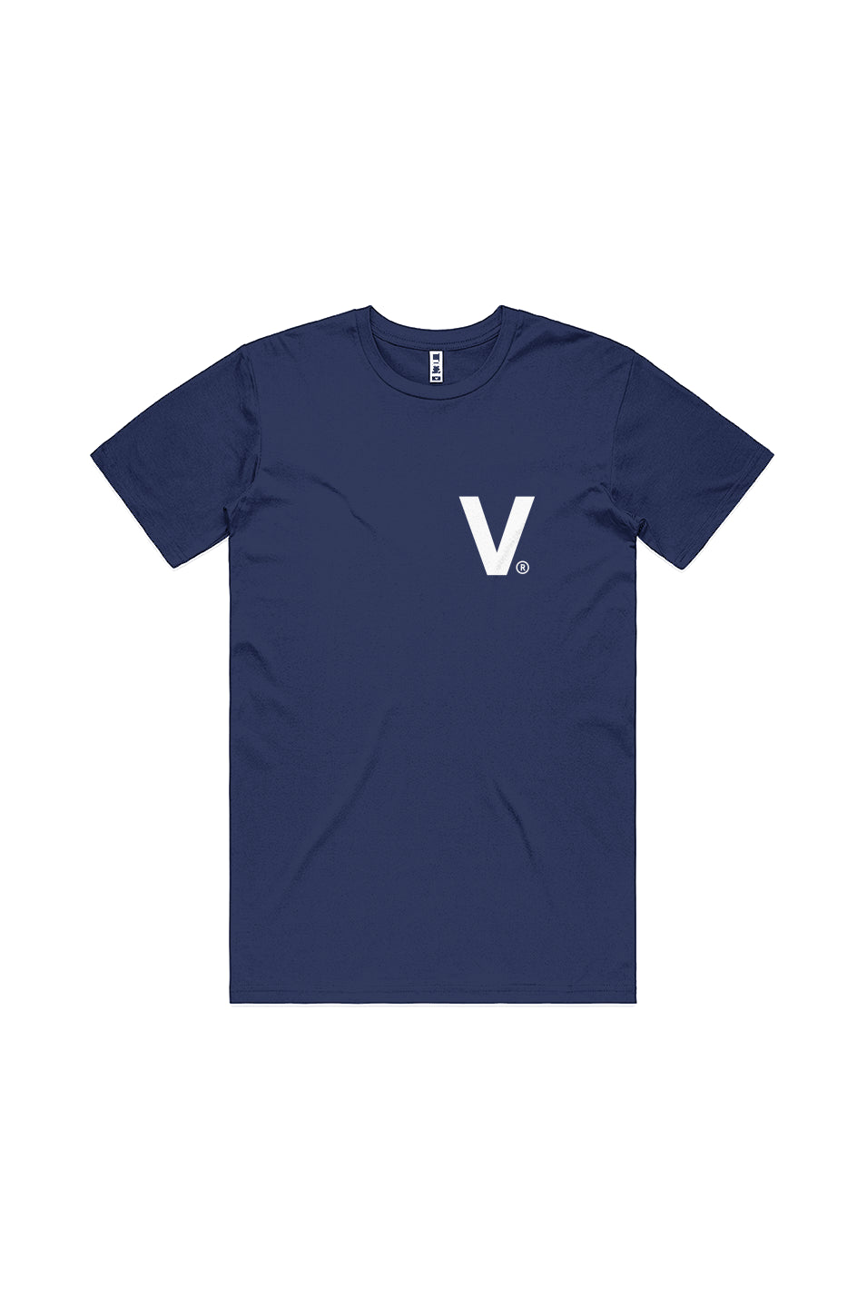 Varcity ® Fundamentals Iconic V  LT Logo T Shirt Navy