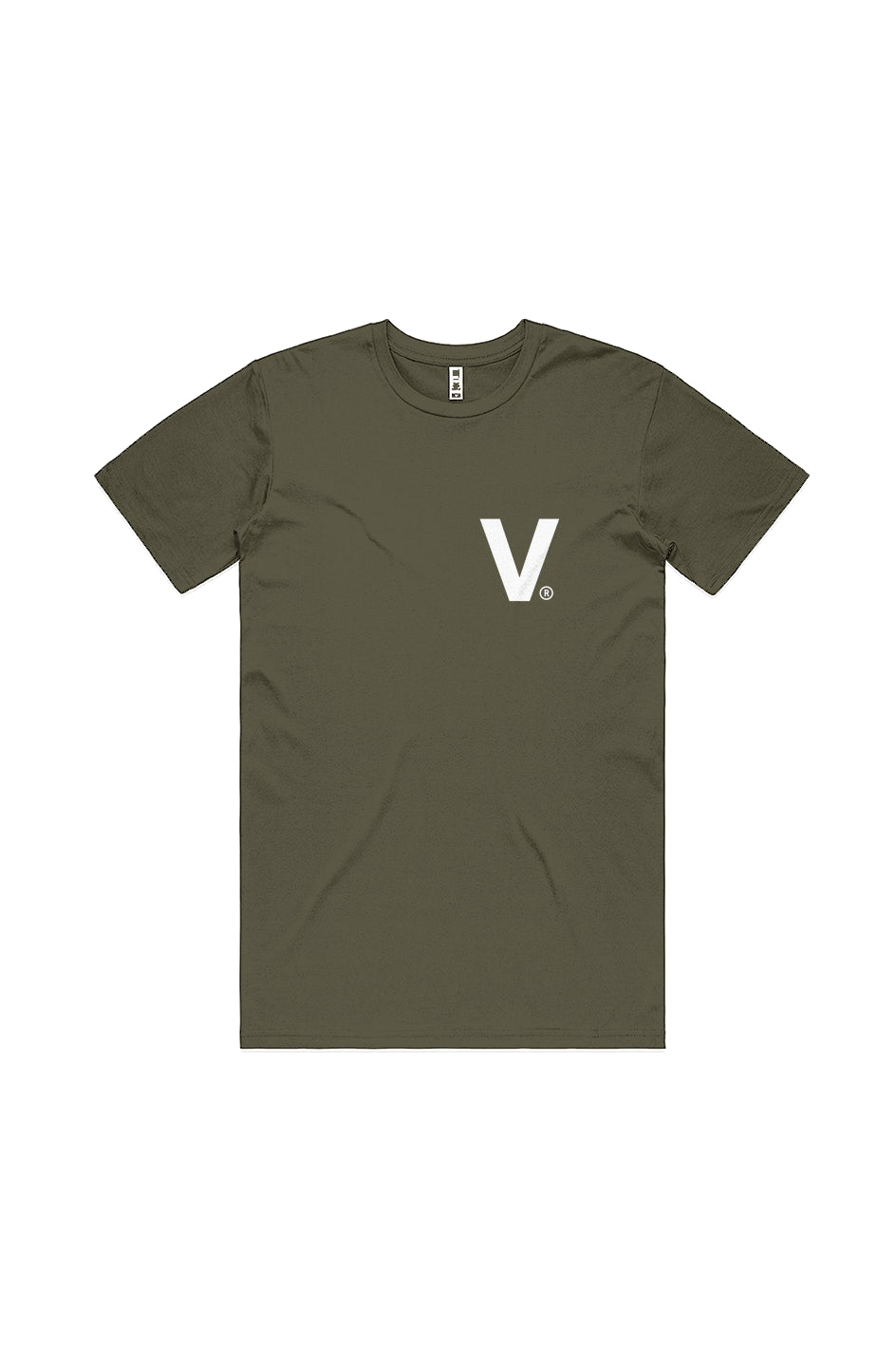 Varcity ® Fundamentals Iconic V  LT Logo T Shirt Army