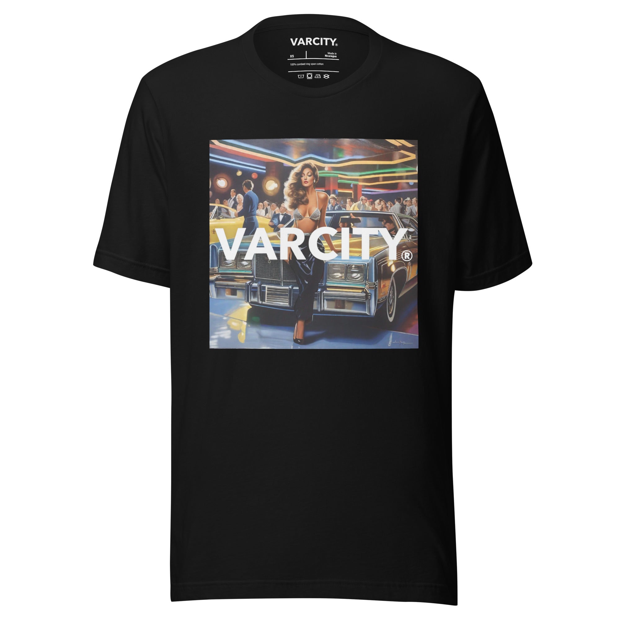 Varcity Disco Vibes Expressions Tee Black