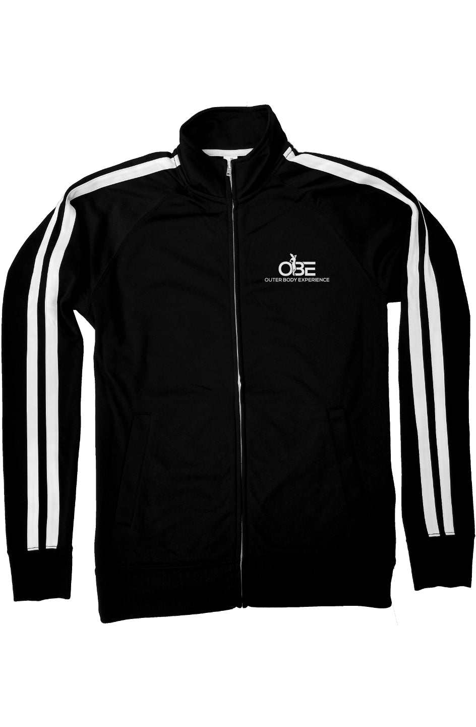 OBE Striped Track Jacket Black/White