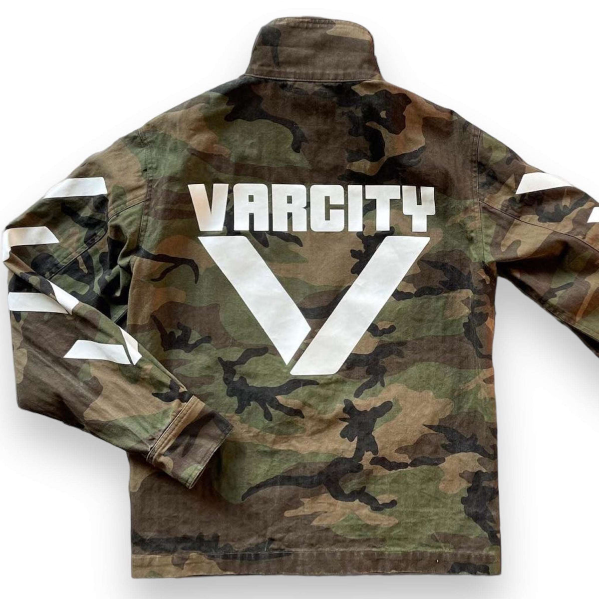 Varcity Unltd Street Style Camo Heavyweight Button Shirt