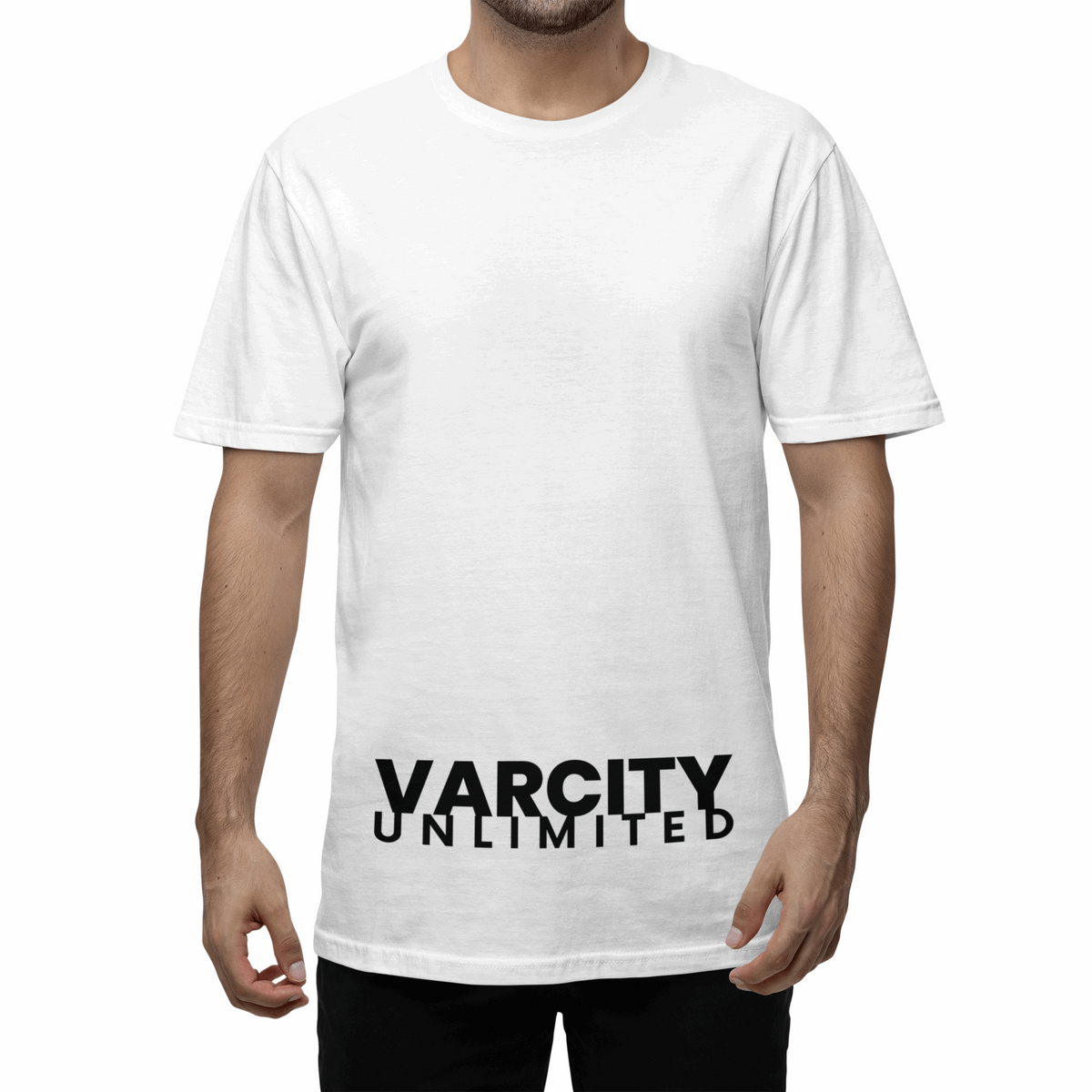 Varcity Unlimited Premium Statement T Shirt White