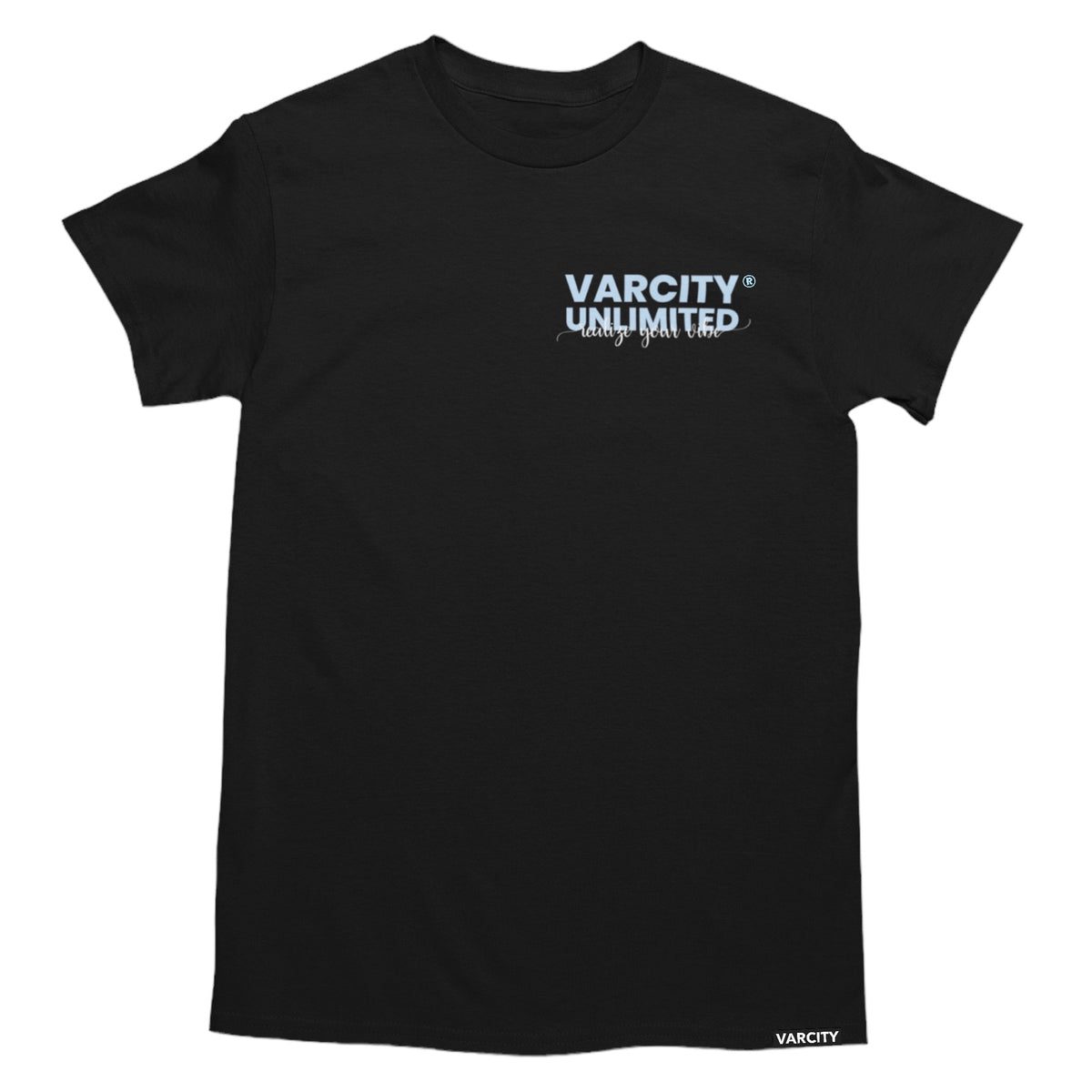 Varcity ® Unlimited Realize Your Vibe T Shirt Black