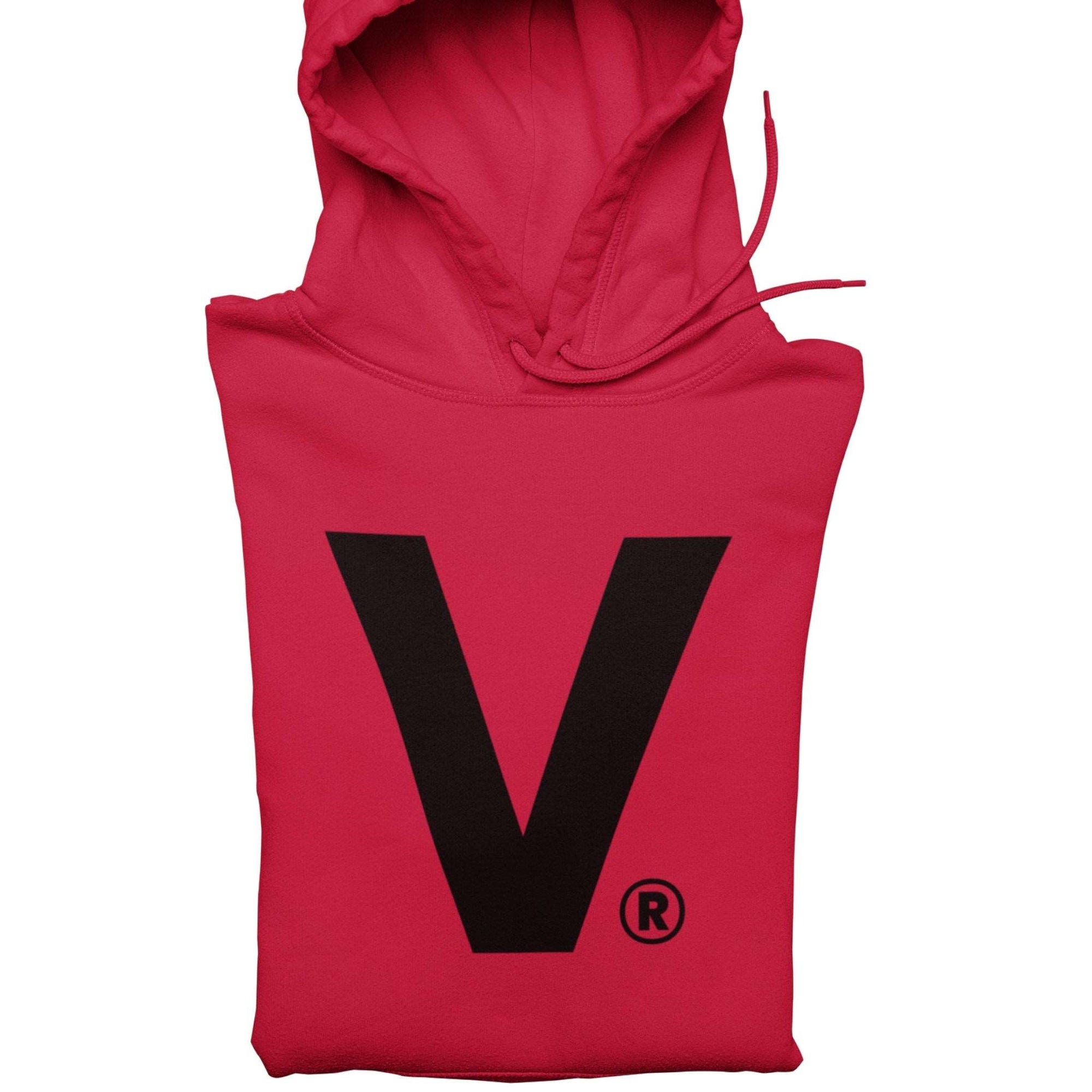 Varcity ® Iconic V Logo Pullover Hoodie Cardinal Red