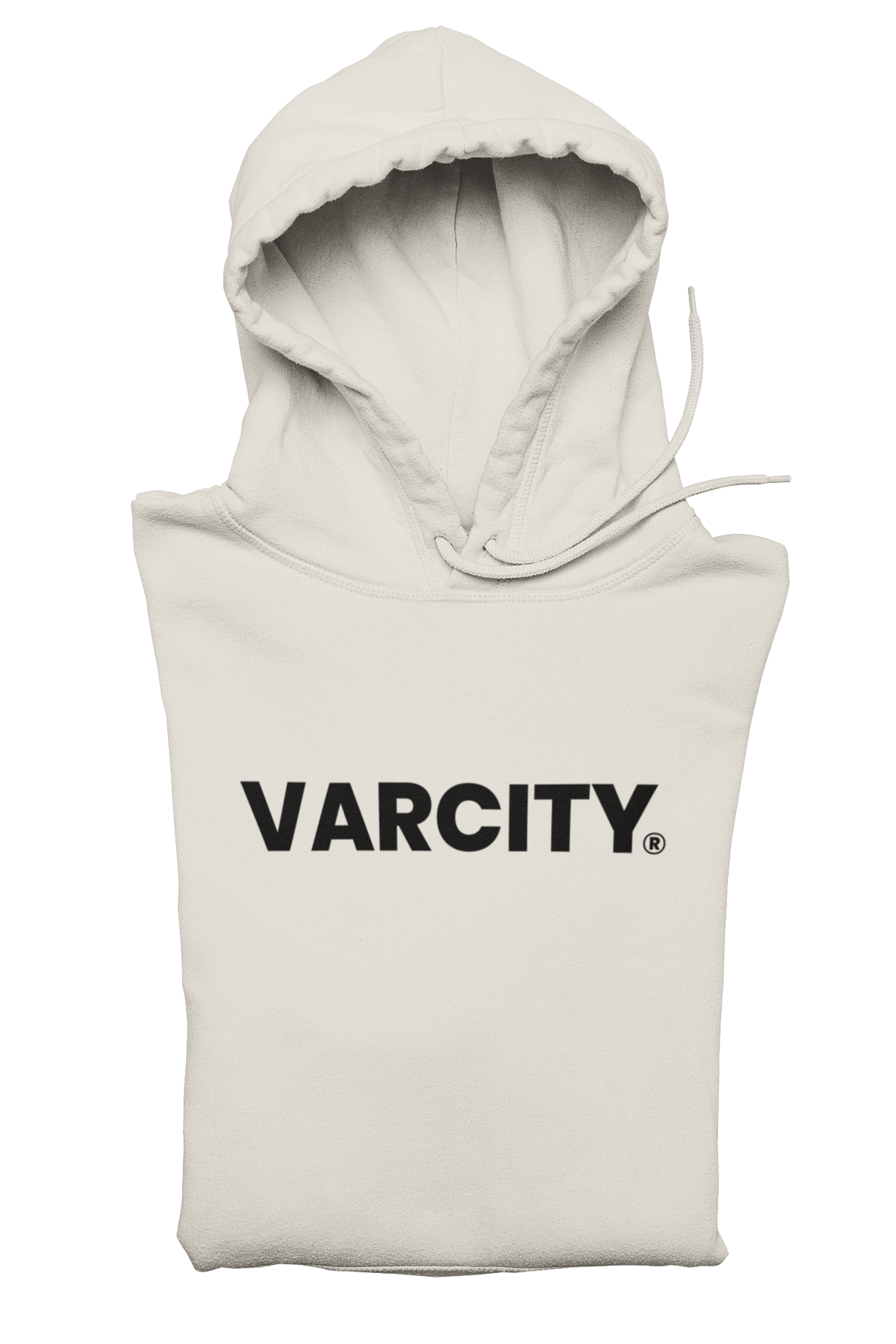 Varcity ® Fundamentals Statement Logo Hooded Sweatshirt Ivory