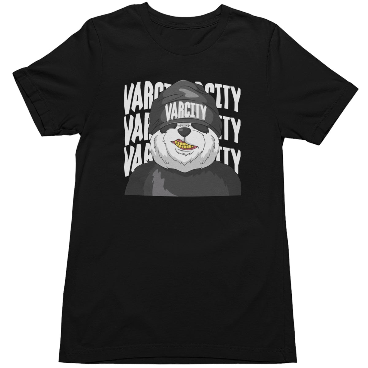 Varcity ® Panda Beanie Graphic Tee