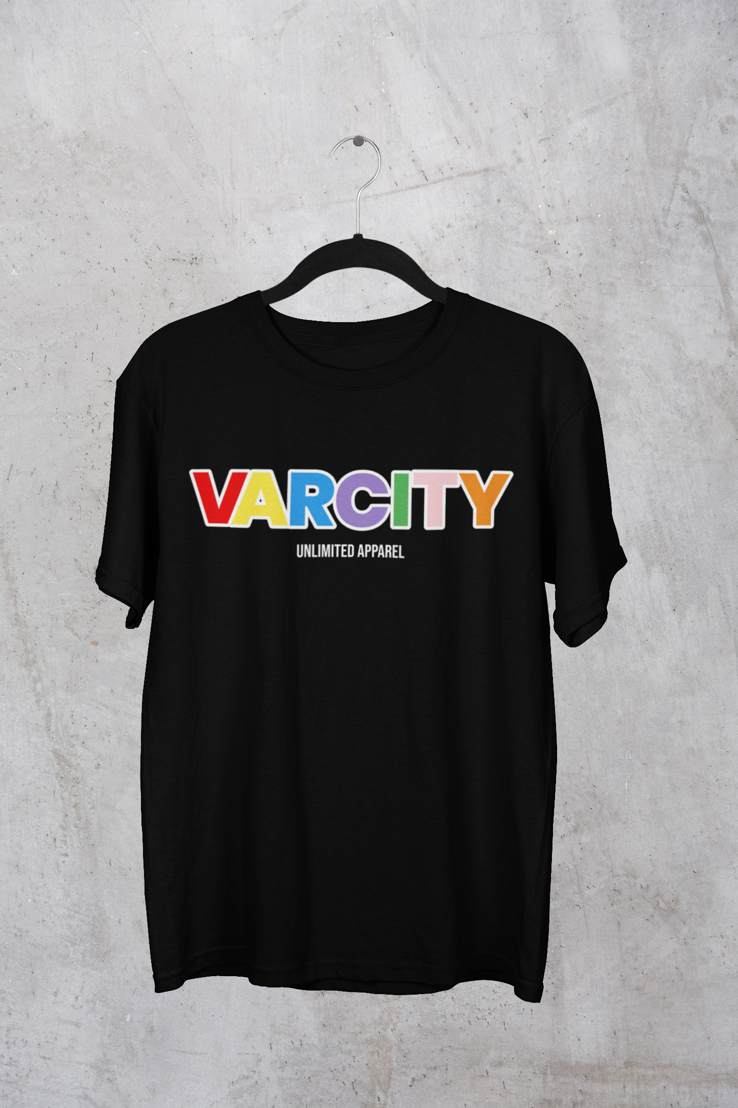 Varcity Unlimited Apparel Statement T Shirt Black