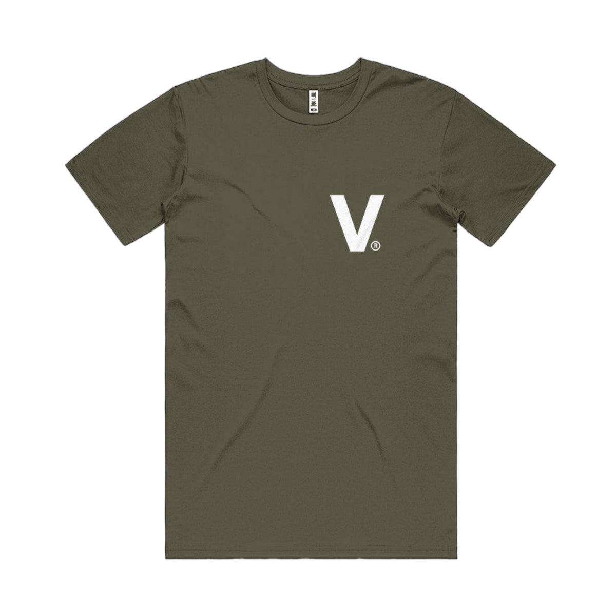 Varcity ® Fundamentals Iconic V  LT Logo T Shirt Army