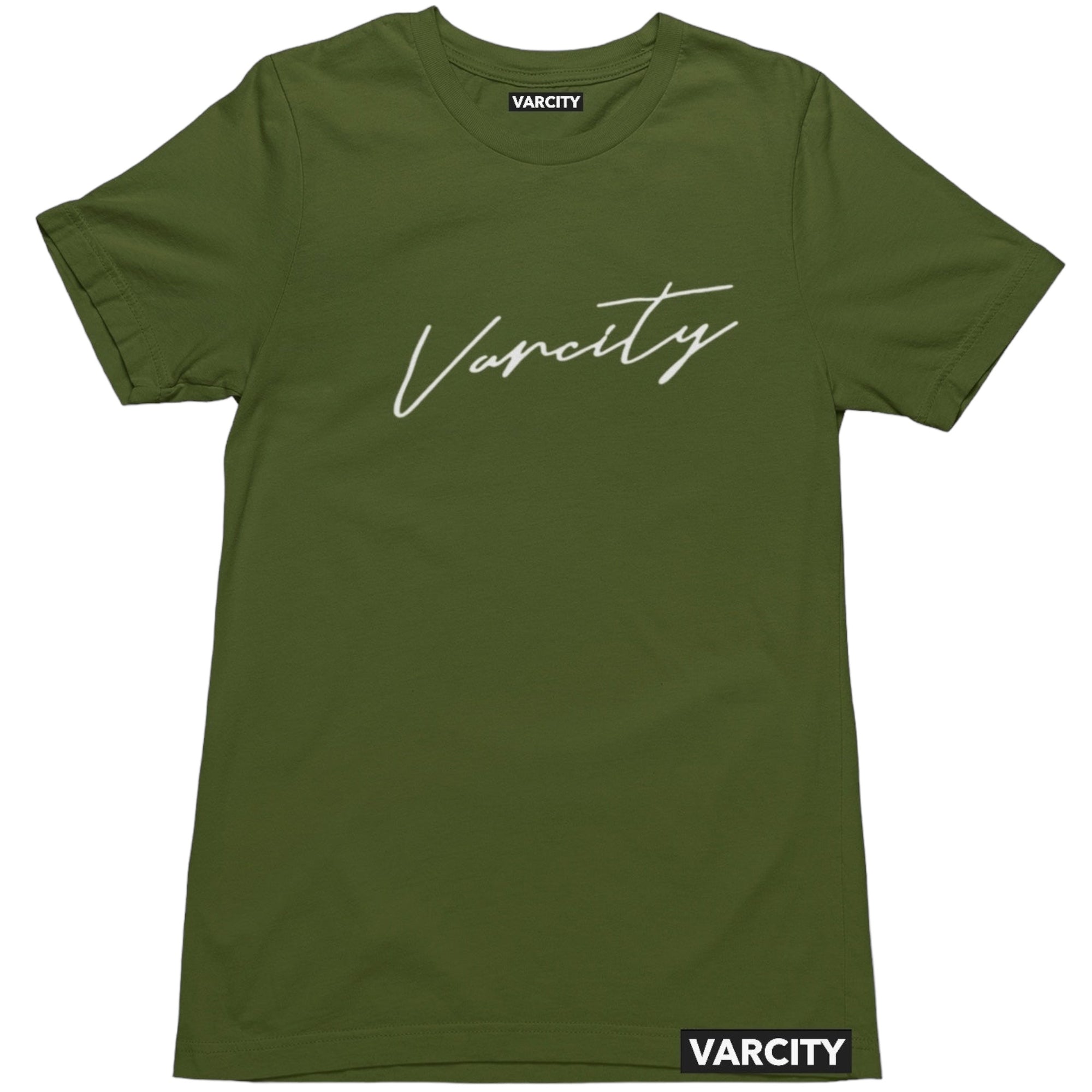 Varcity ® Signature Logo TShirt Military Green