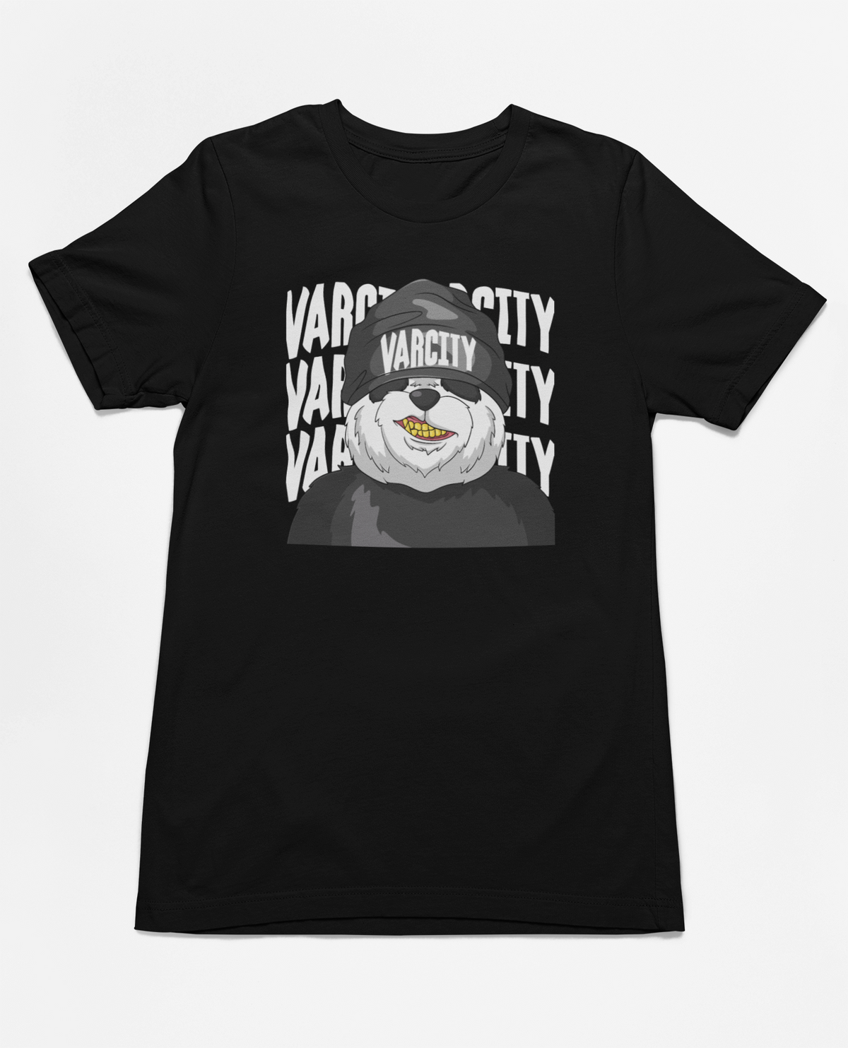 Varcity ® Panda Beanie Graphic Tee