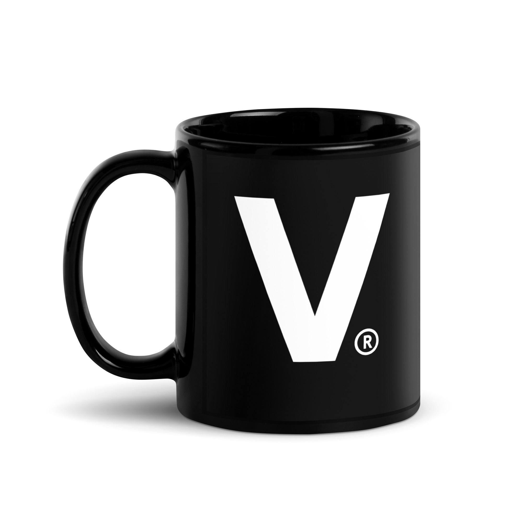 Varcity Unltd Iconic V Black Glossy Mug