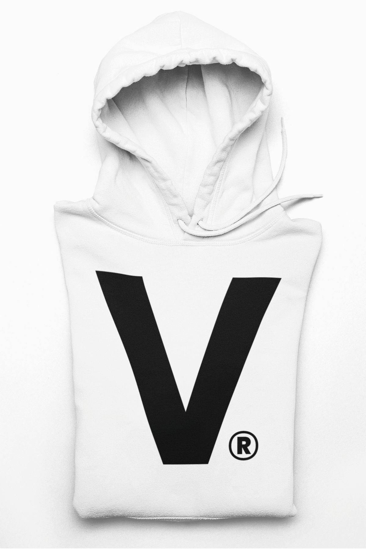 Capital Logo Hoodie White