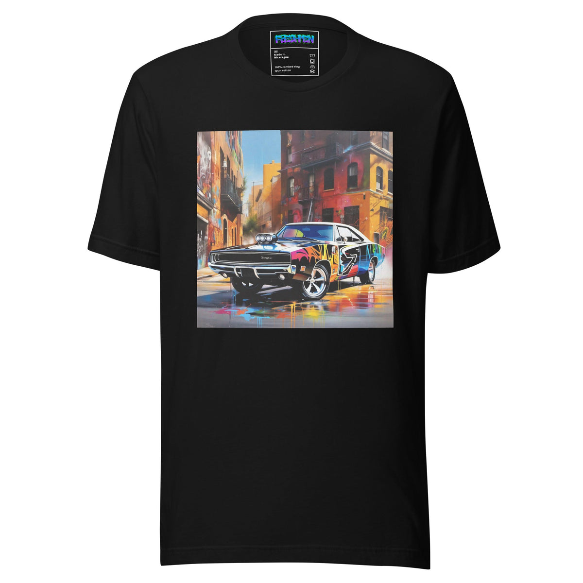 Freshmen Charger Graffiti Unisex Graphic T-Shirt