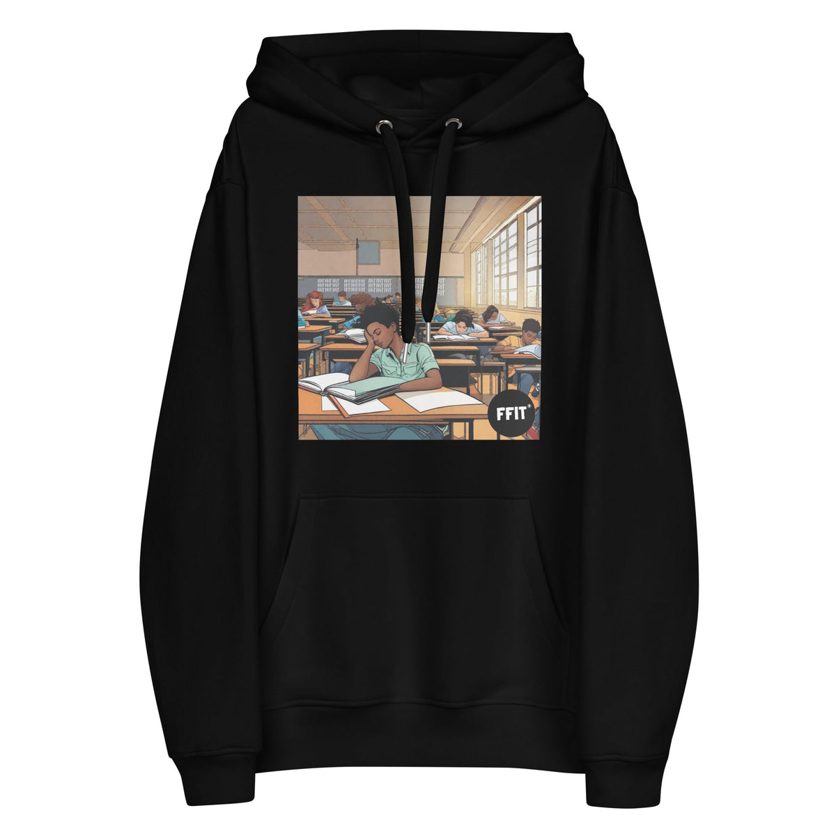 Freshmen FFIT Detention Premium Eco Hoodie Black