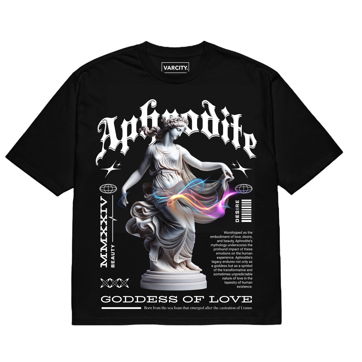 Human Element Aphrodite Premium Graphic Tee Black