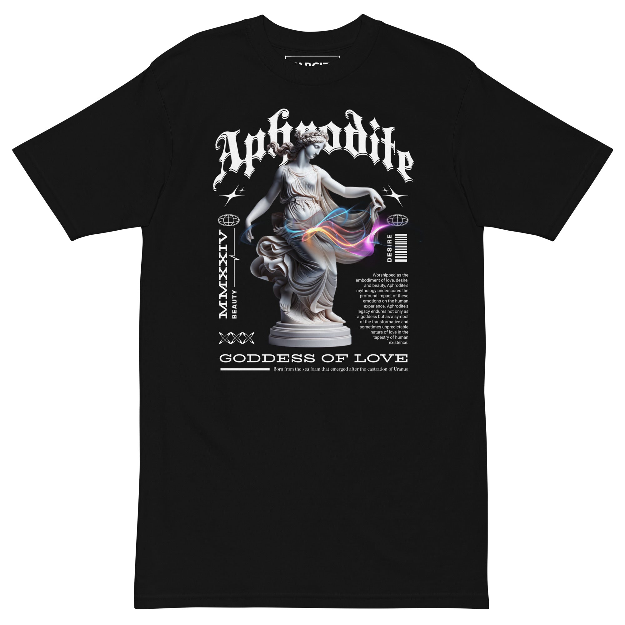 Human Element Aphrodite Premium Graphic Tee Black