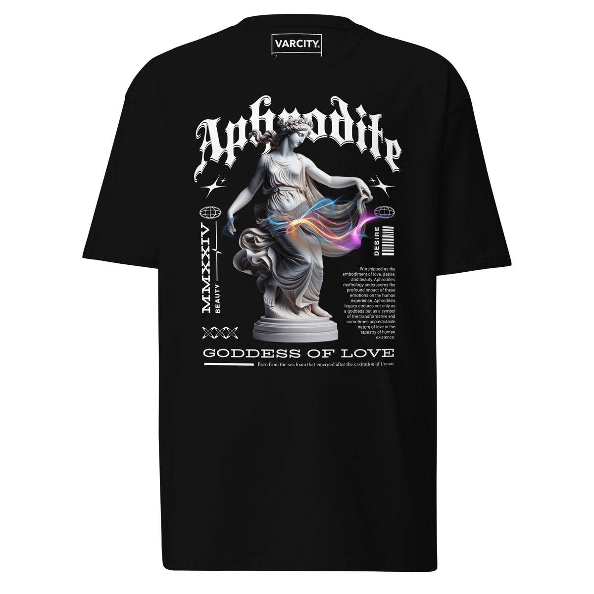 Human Element Aphrodite Premium Graphic Tee Black