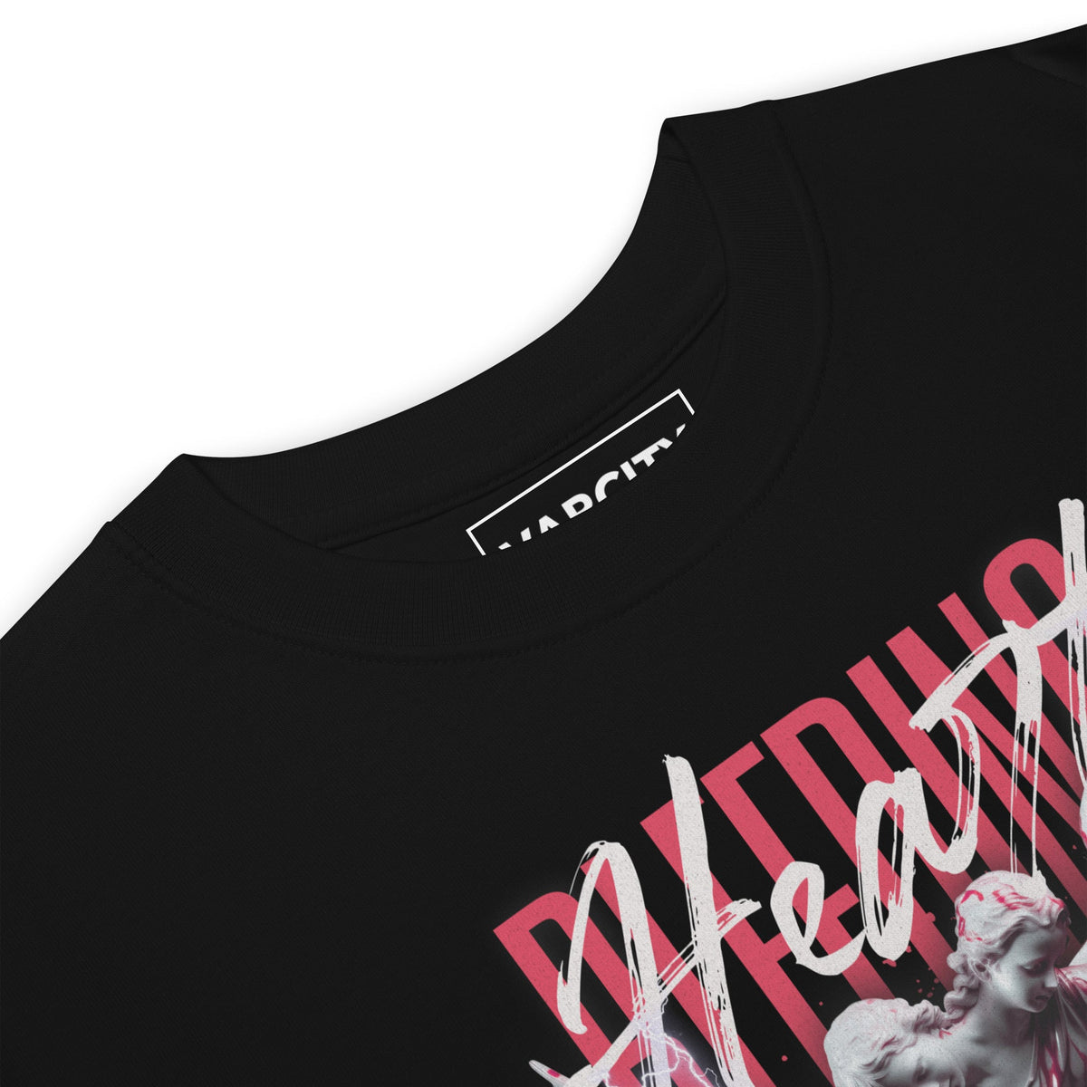 Human Element Bleeding Hearts Premium Graphic Tee Black