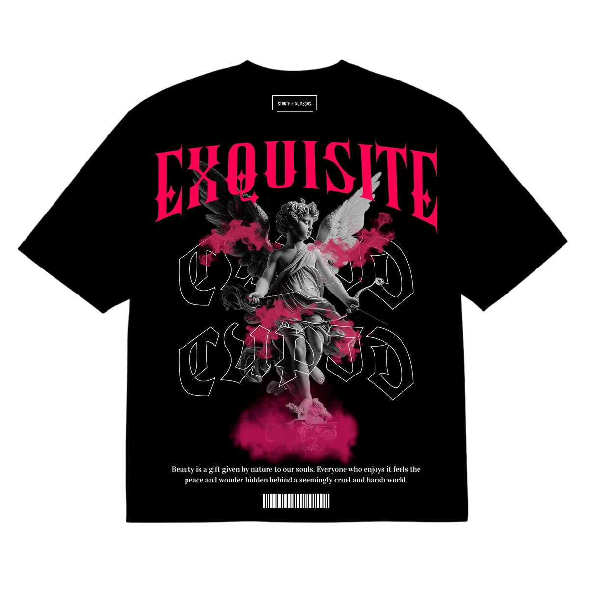 Human Element Exquisite Premium Graphic Tee Black