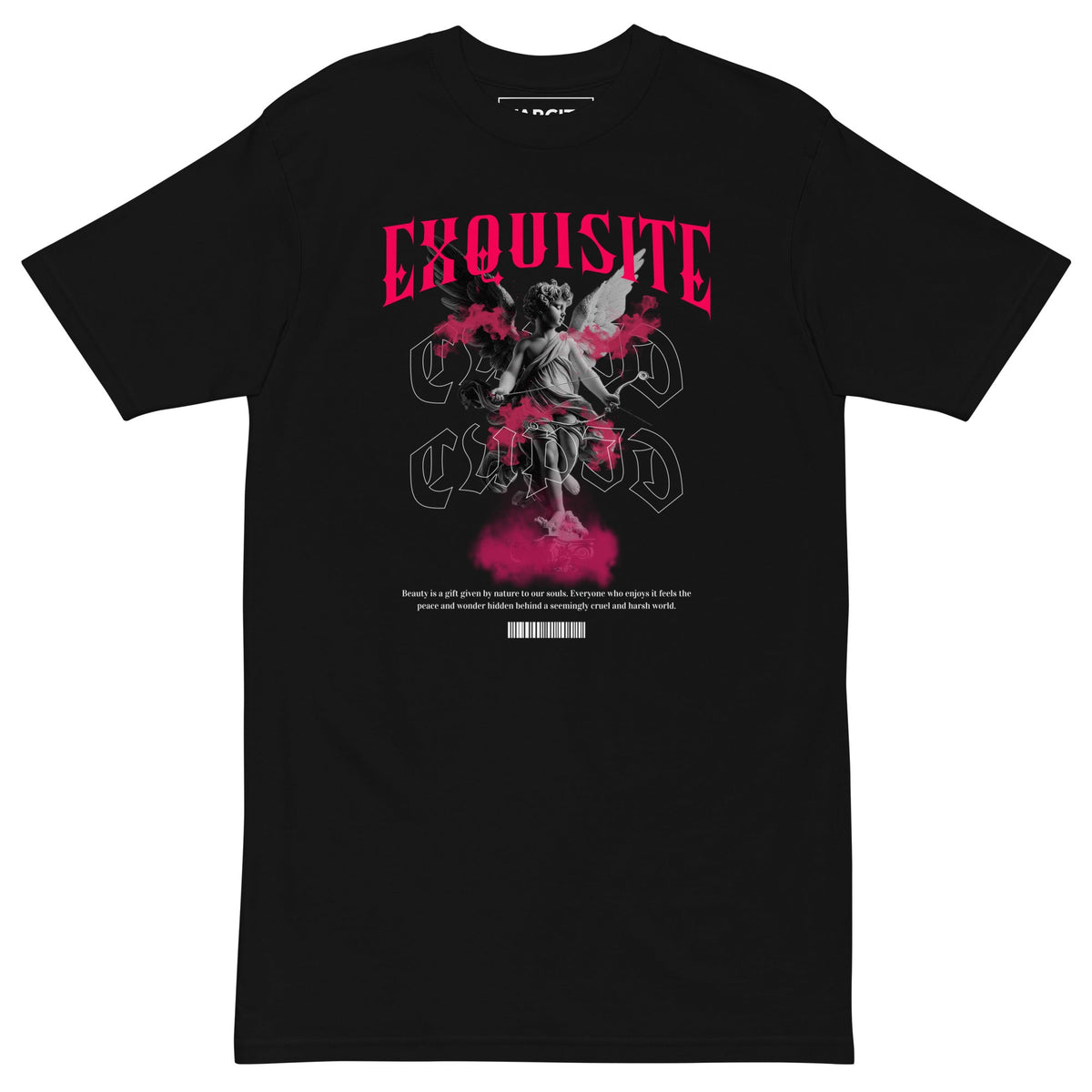 Human Element Exquisite Premium Graphic Tee Black