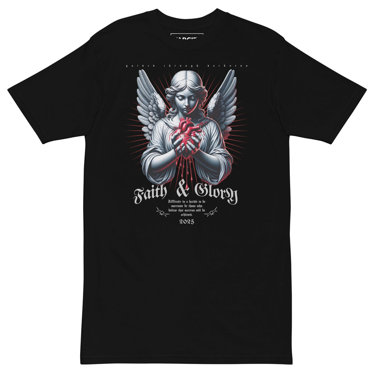 Human Element Faith &amp; Glory Premium Graphic Tee Black