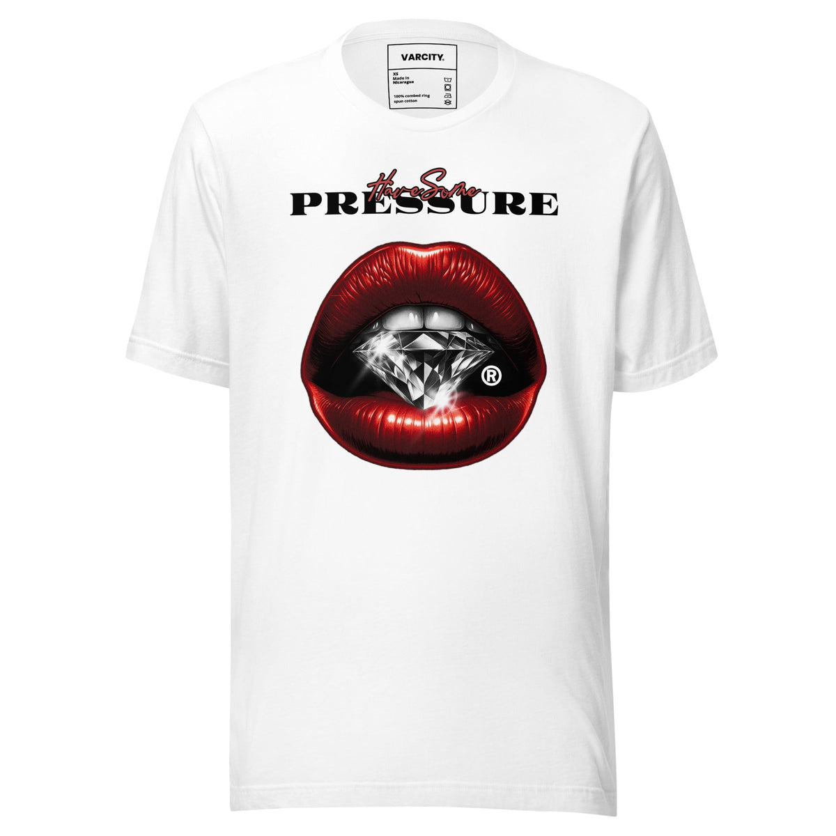 Human Element Have Some Pressure Graphic Premium T-Shirt White