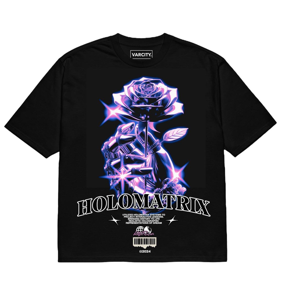 Human Element Holomartrix Premium Graphic Tee Black