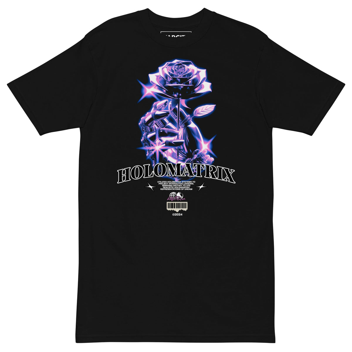 Human Element Holomartrix Premium Graphic Tee Black