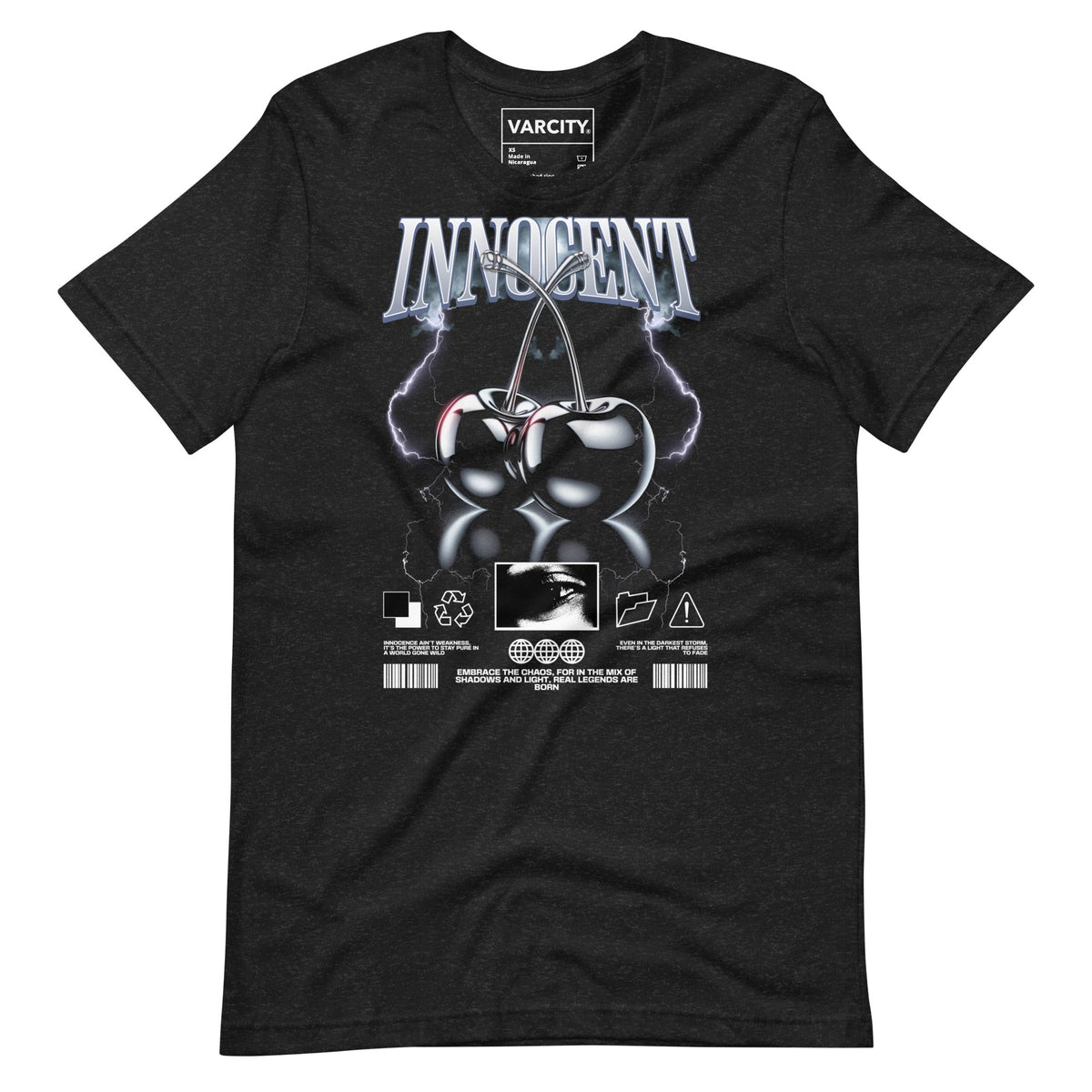 Human Element Innocent Graphic Premium T-Shirt Black