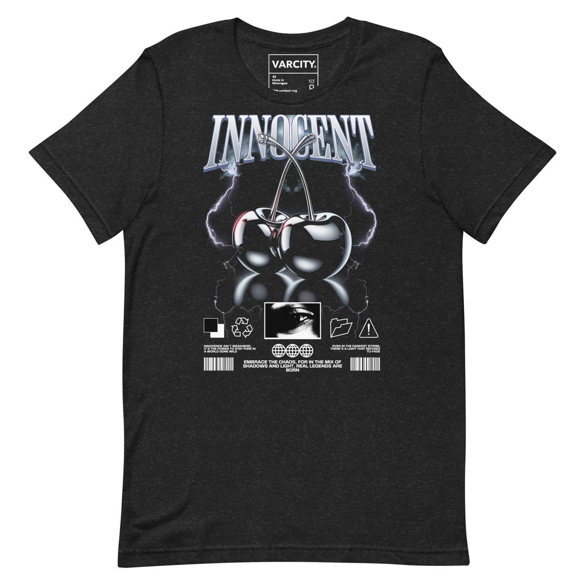 Human Element Innocent Graphic Premium T-Shirt Black