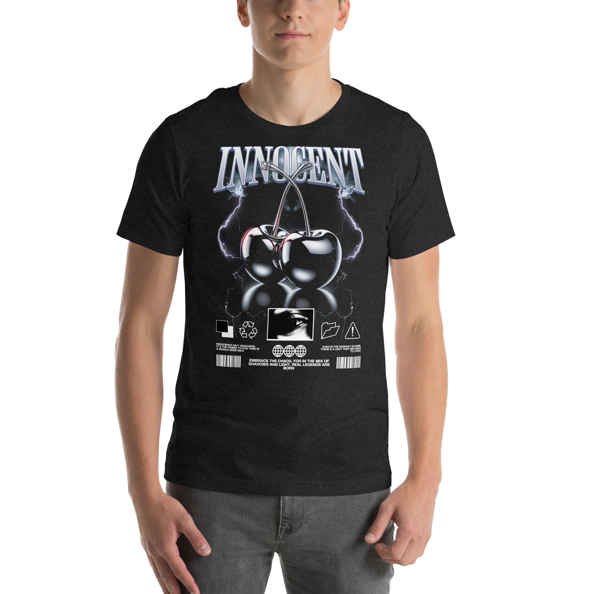 Human Element Innocent Graphic Premium T-Shirt Black