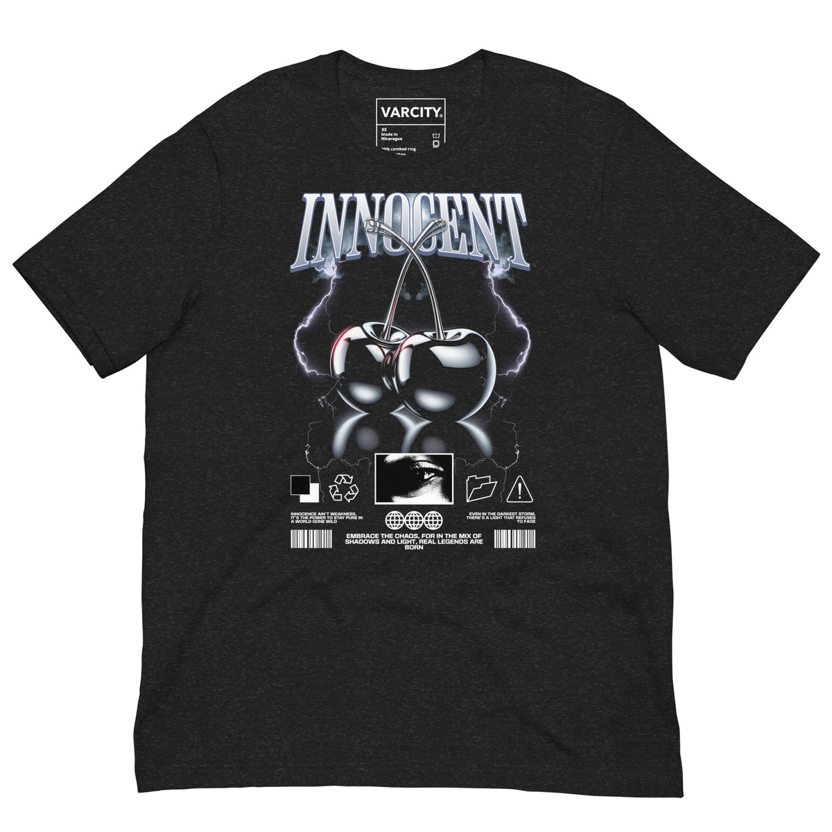 Human Element Innocent Graphic Premium T-Shirt Black