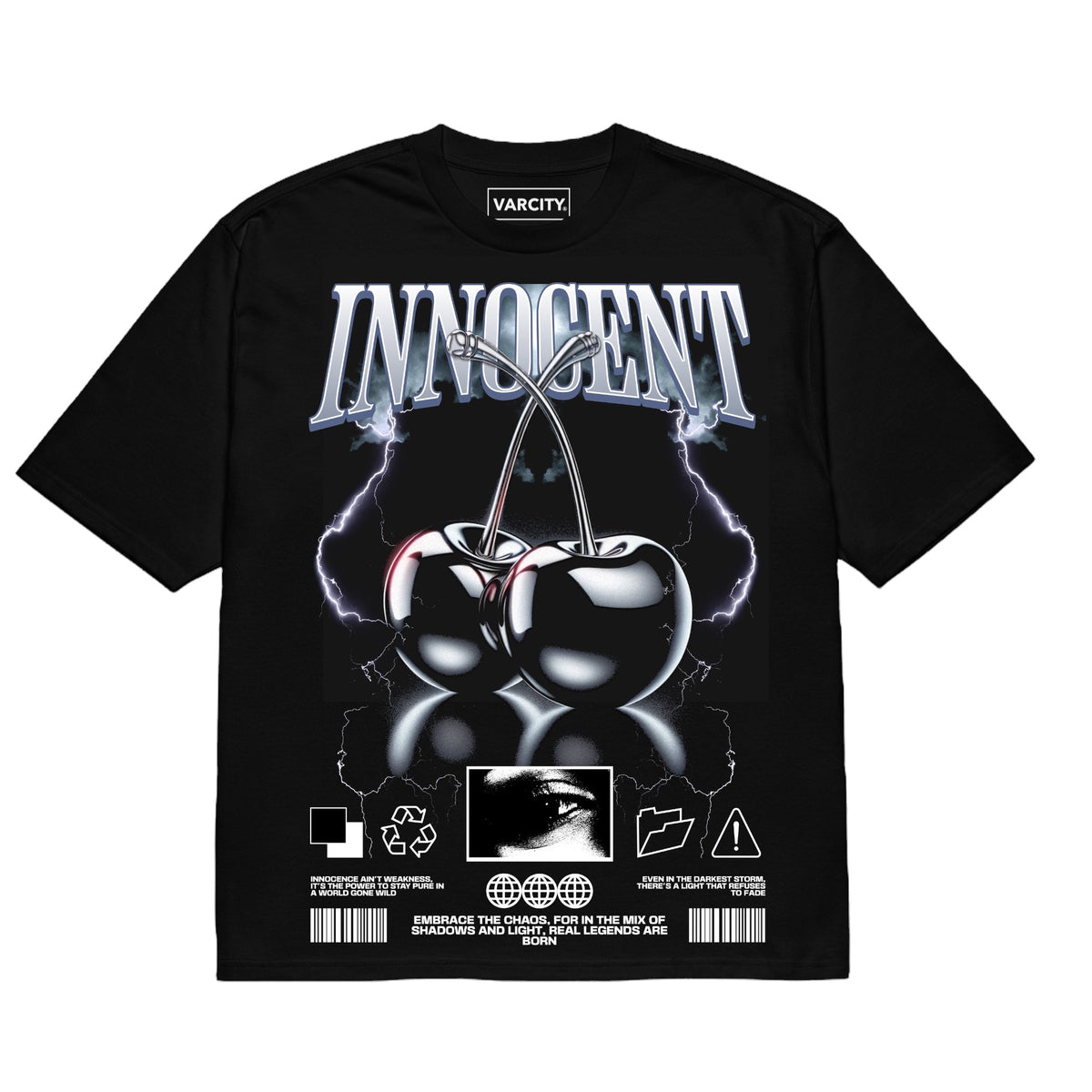 Human Element Innocent Graphic Premium T-Shirt Black