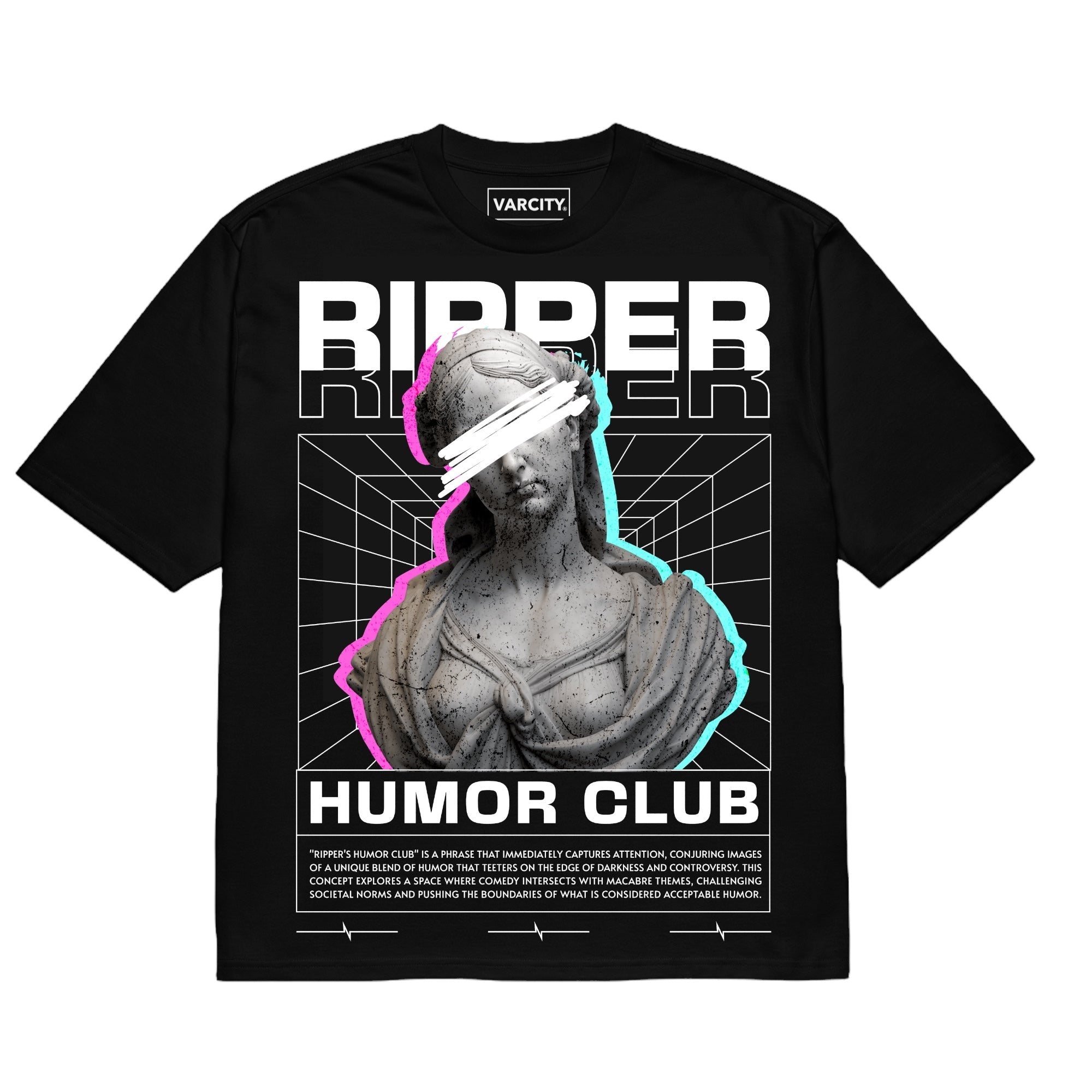 Human Element Ripper Humor Club Premium Graphic T-Shirt