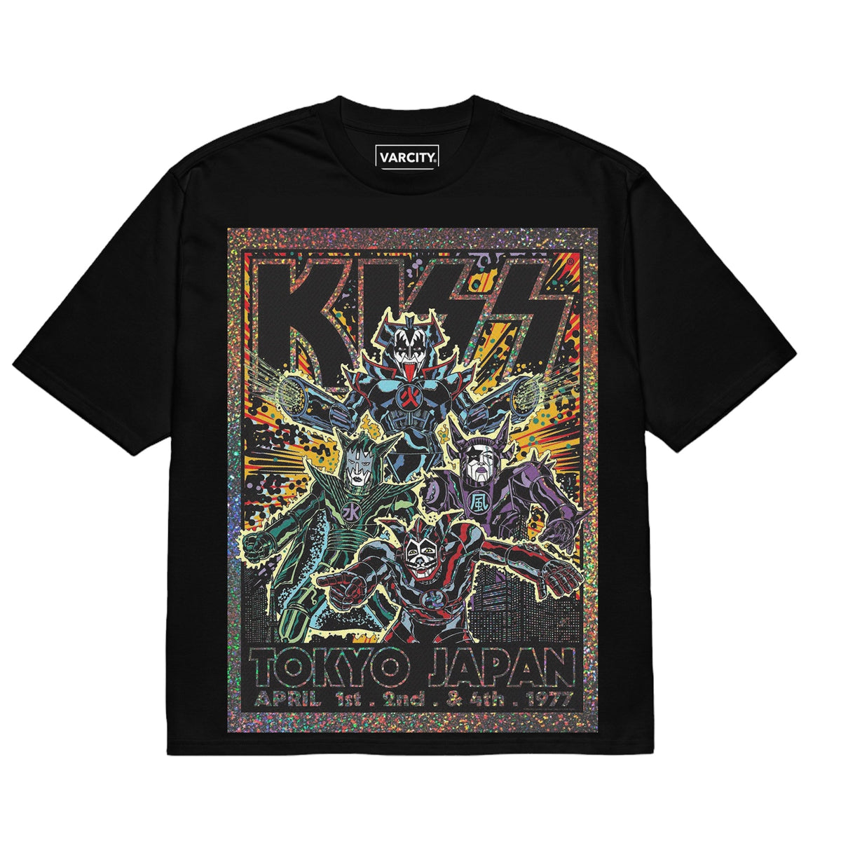 Human Element x Kiss Tokyo Japan Premium Graphic Tee Black