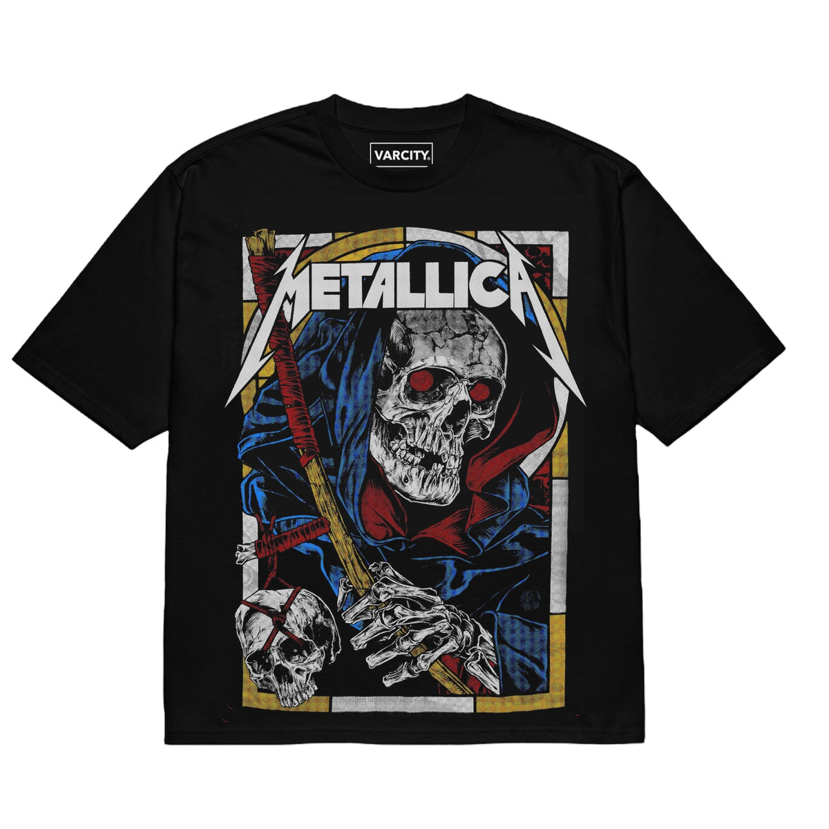 Human Element x Metallica, Grim Reaper Premium Graphic Tee Black