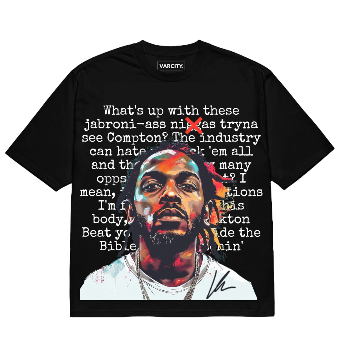 Lyrically Speaking x Kendrick Lamar Not Like Us Premium Tee Black