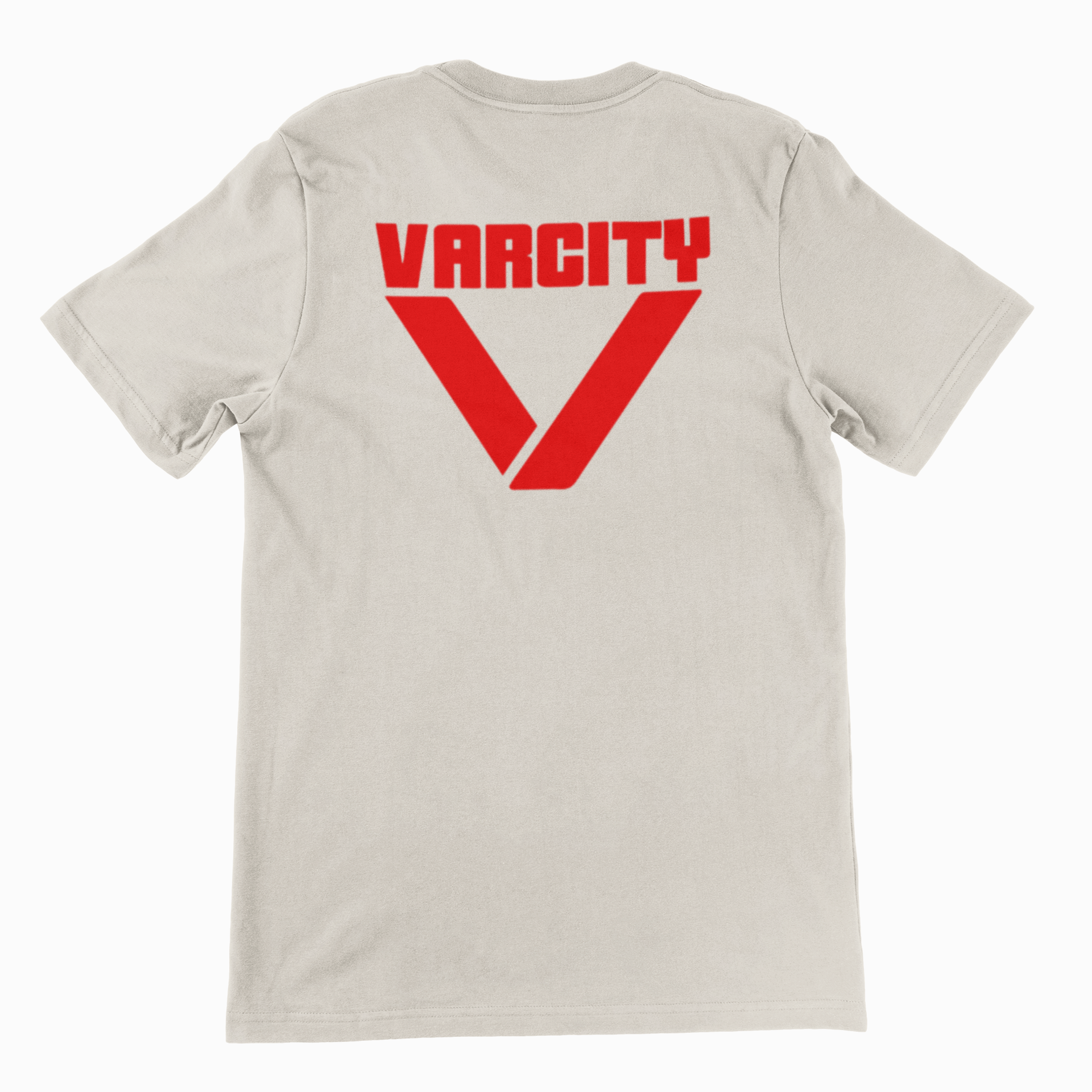 Varcity ￼￼ ® Signature Staple Tee Ecru