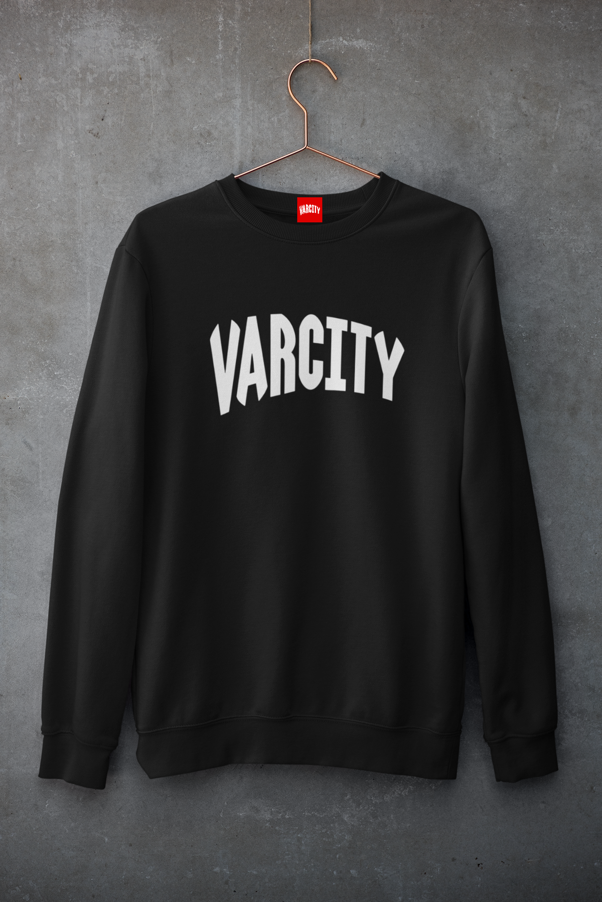 Varcity ® OG Logo Premium Crewneck Black