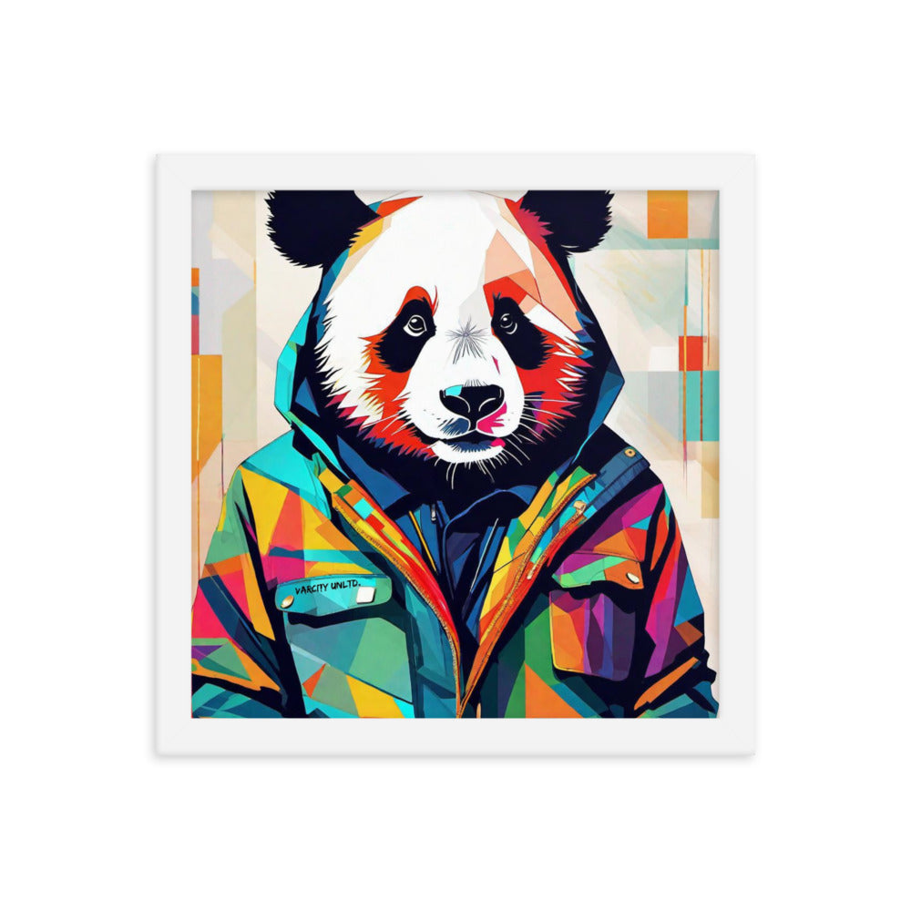 Varcity Unltd Framed Panda Poster