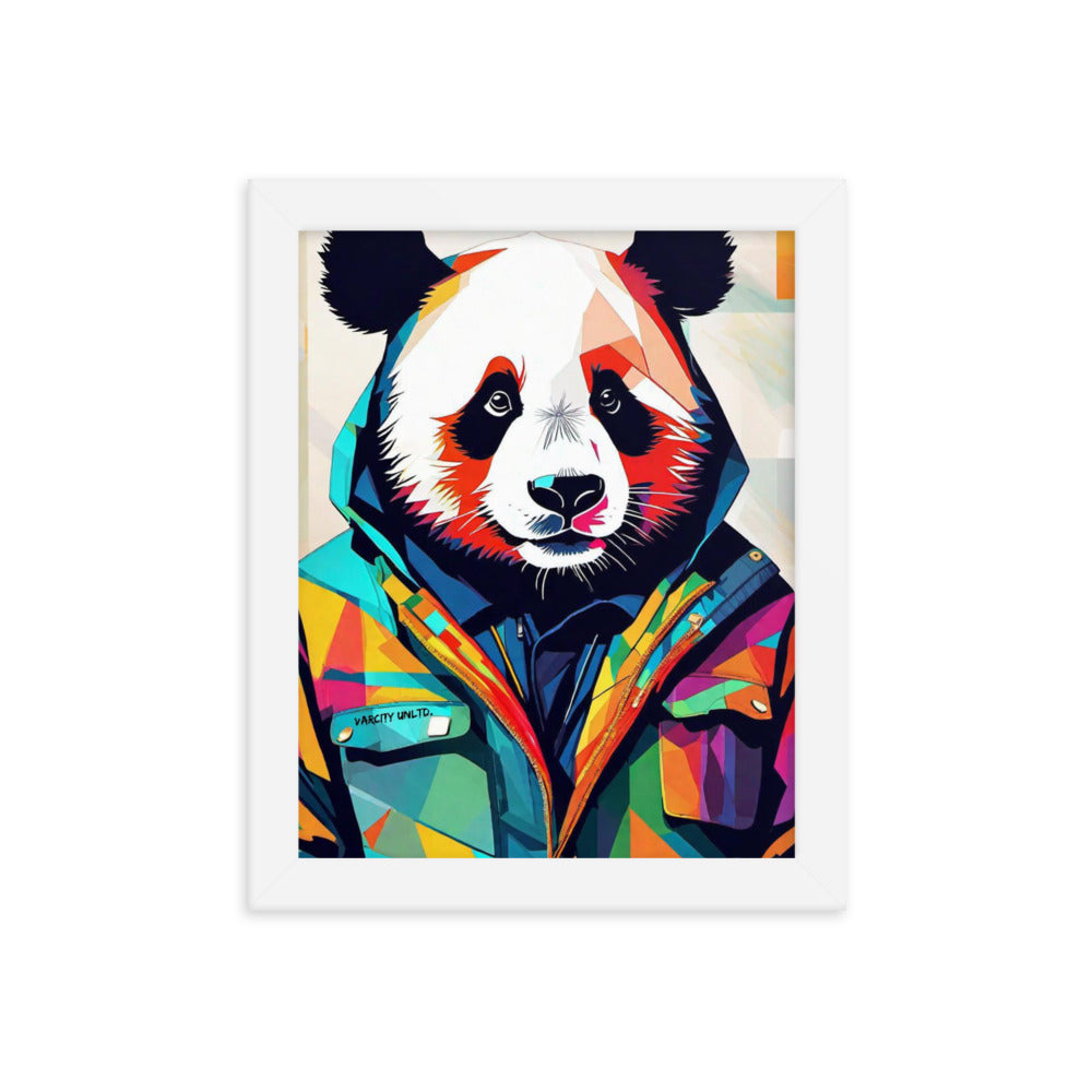 Varcity Unltd Framed Panda Poster