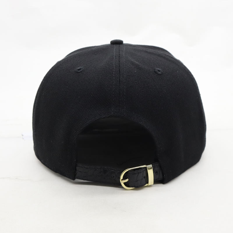 Signature Varcity ® Crocodile Brim Adjustable Cap Black