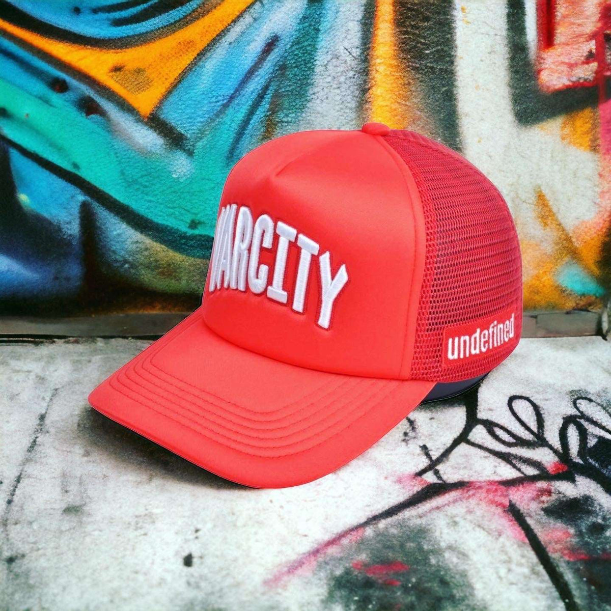 Signature Varcity ® Trucker Cap Scarlet